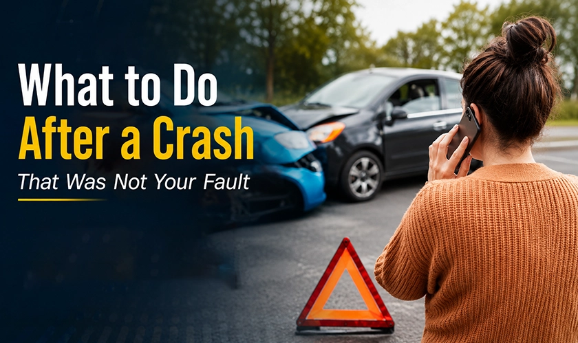 What to Do After a Crash That Wasn't Your Fault